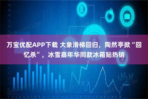 万宝优配APP下载 大象滑梯回归，陶然亭掀“回忆杀”，冰雪嘉年华同款冰箱贴热销